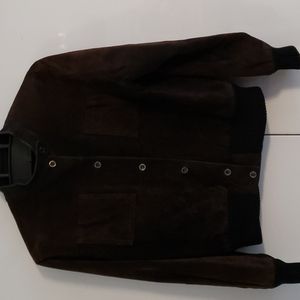 Authentic Hermes suede jacket from Paris. Beautiful design. Vintage no damage.
